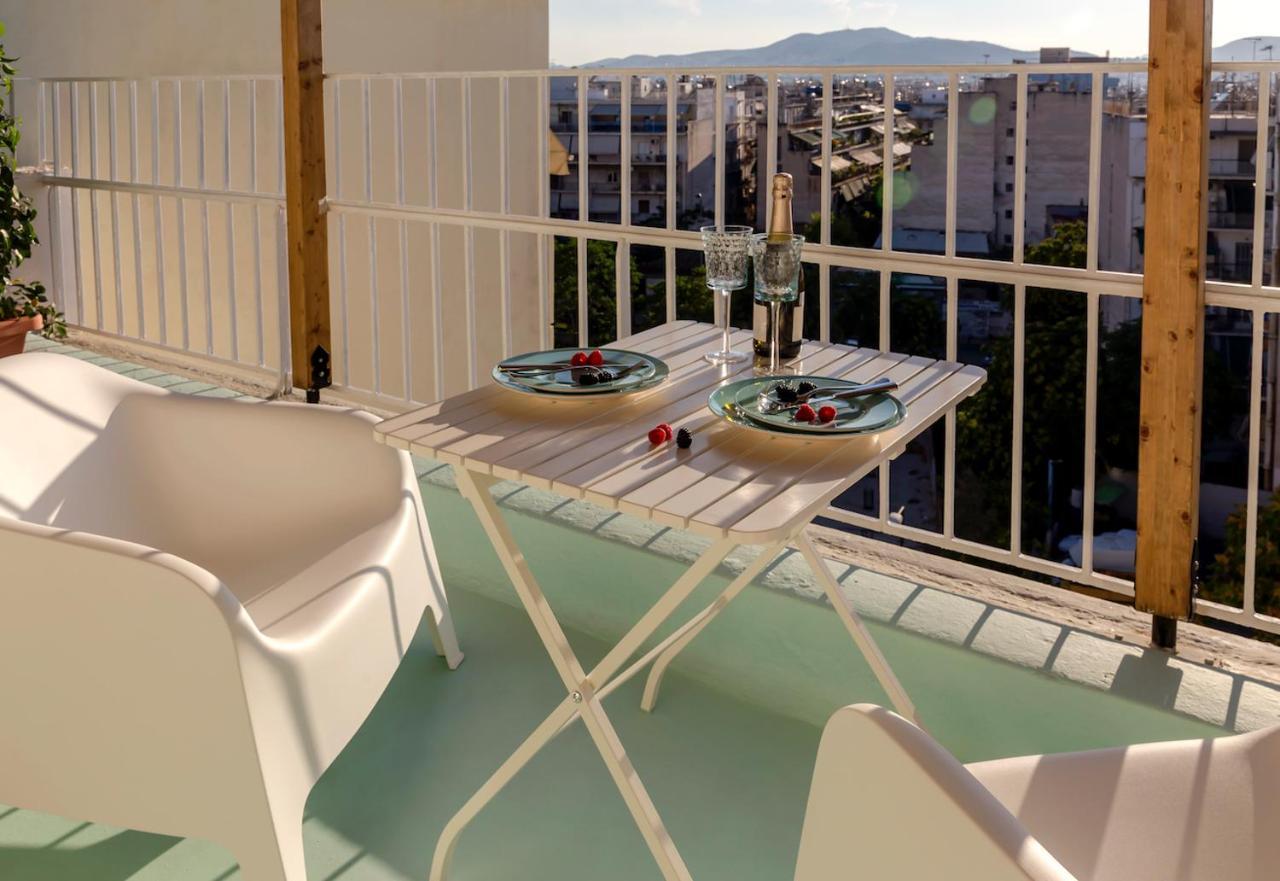 Blue And White Apartment Vipgreece Athén Kültér fotó