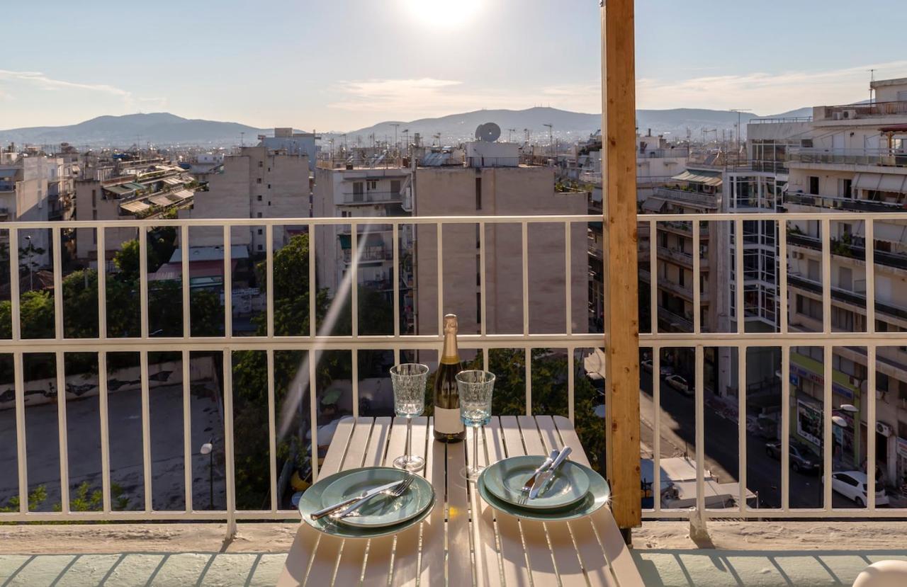 Blue And White Apartment Vipgreece Athén Kültér fotó